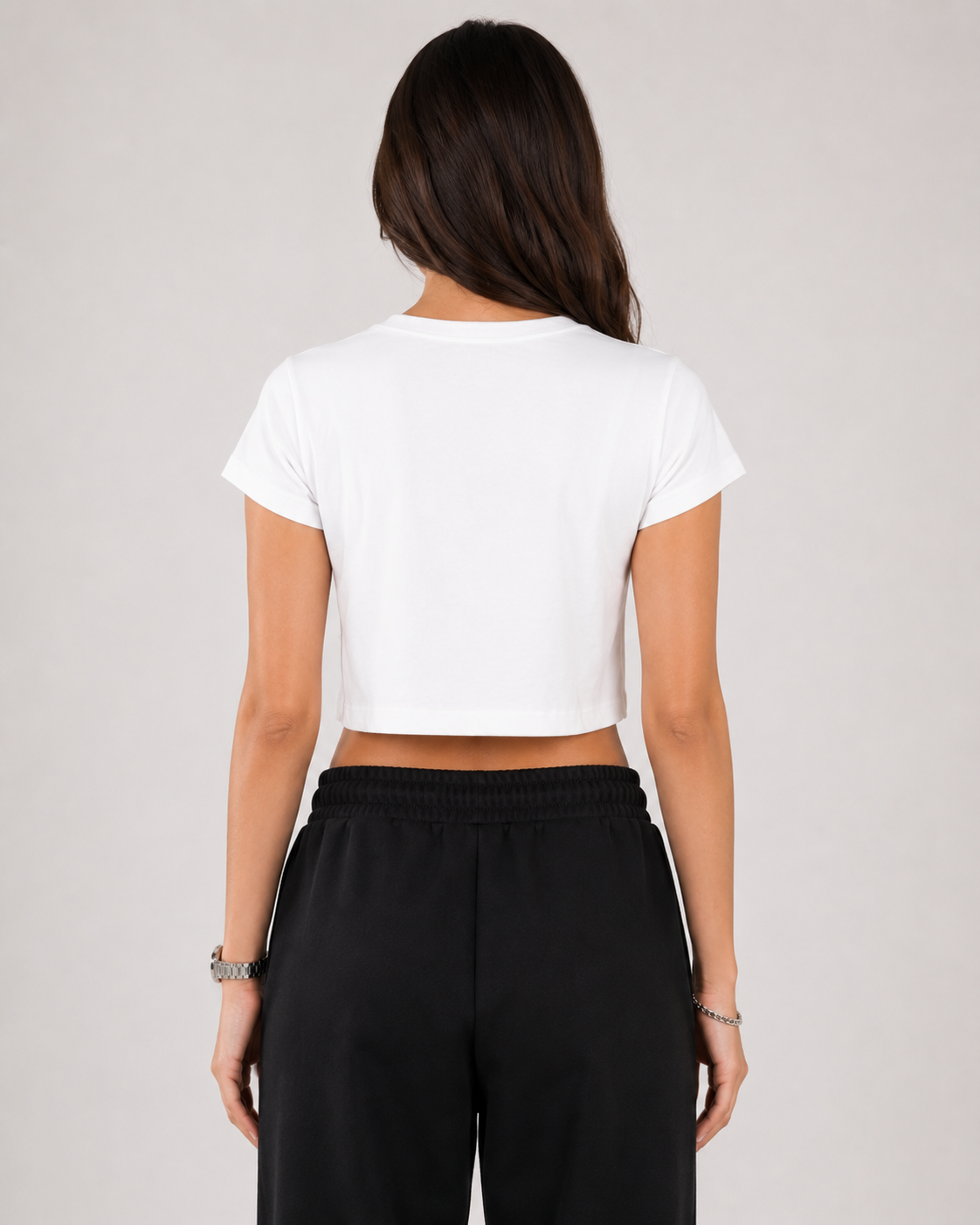 I,M JUST A GIRL MANEATER CROPTOP