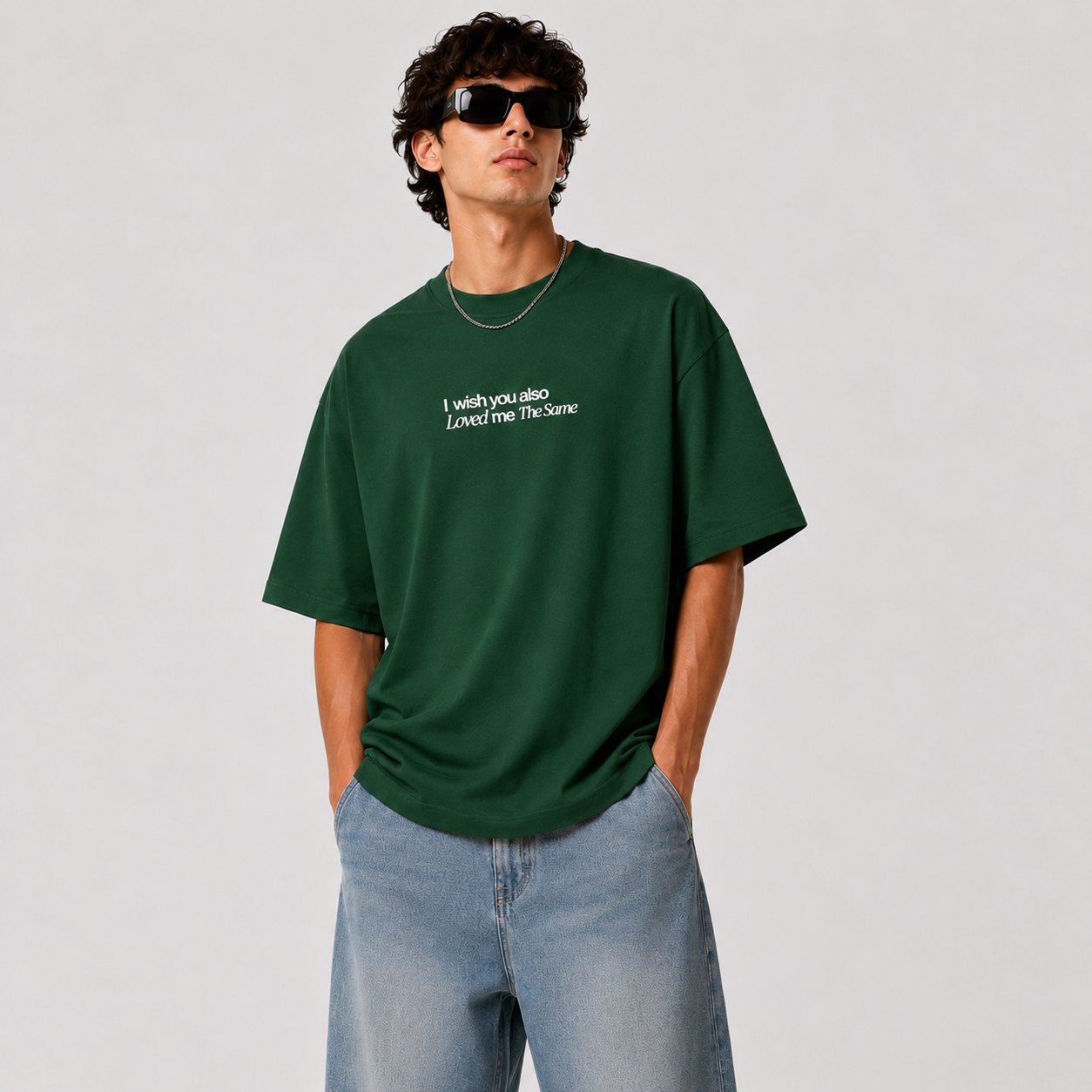 LOVED ME THE SAME FEELINGS OVERSIZED TEE - DARK