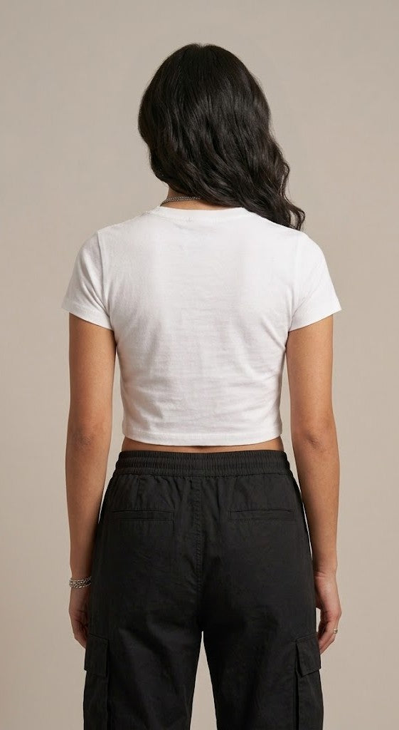 FRAGILE EGO CROP TOP
